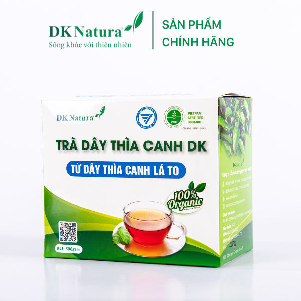 Sản Phẩm Trà 100% Dây thìa canh lá to - Tiêu chuẩn Ordanic DK Natura 150g